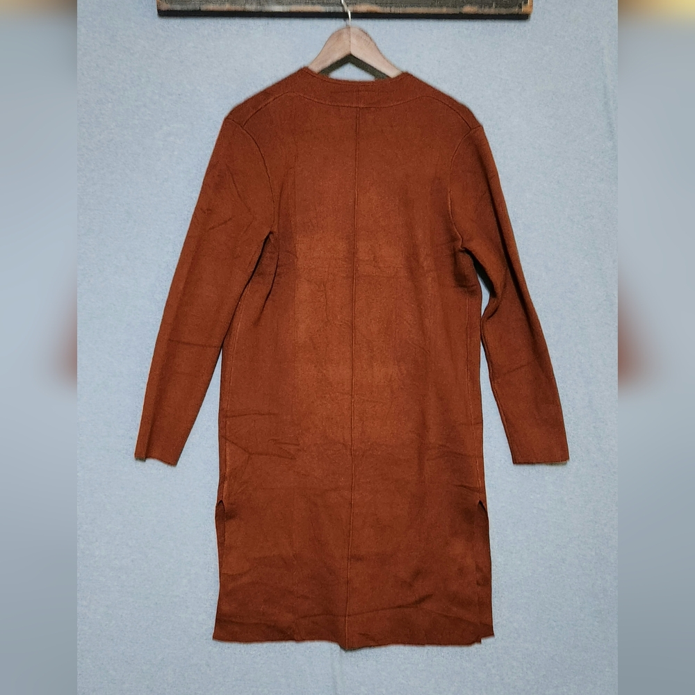 Merokeety Brown Cardigan Sweater - Picture 2 of 6